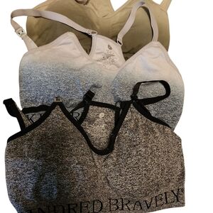 Kindred Bravely Set Of 3 Nursing Sports Bras